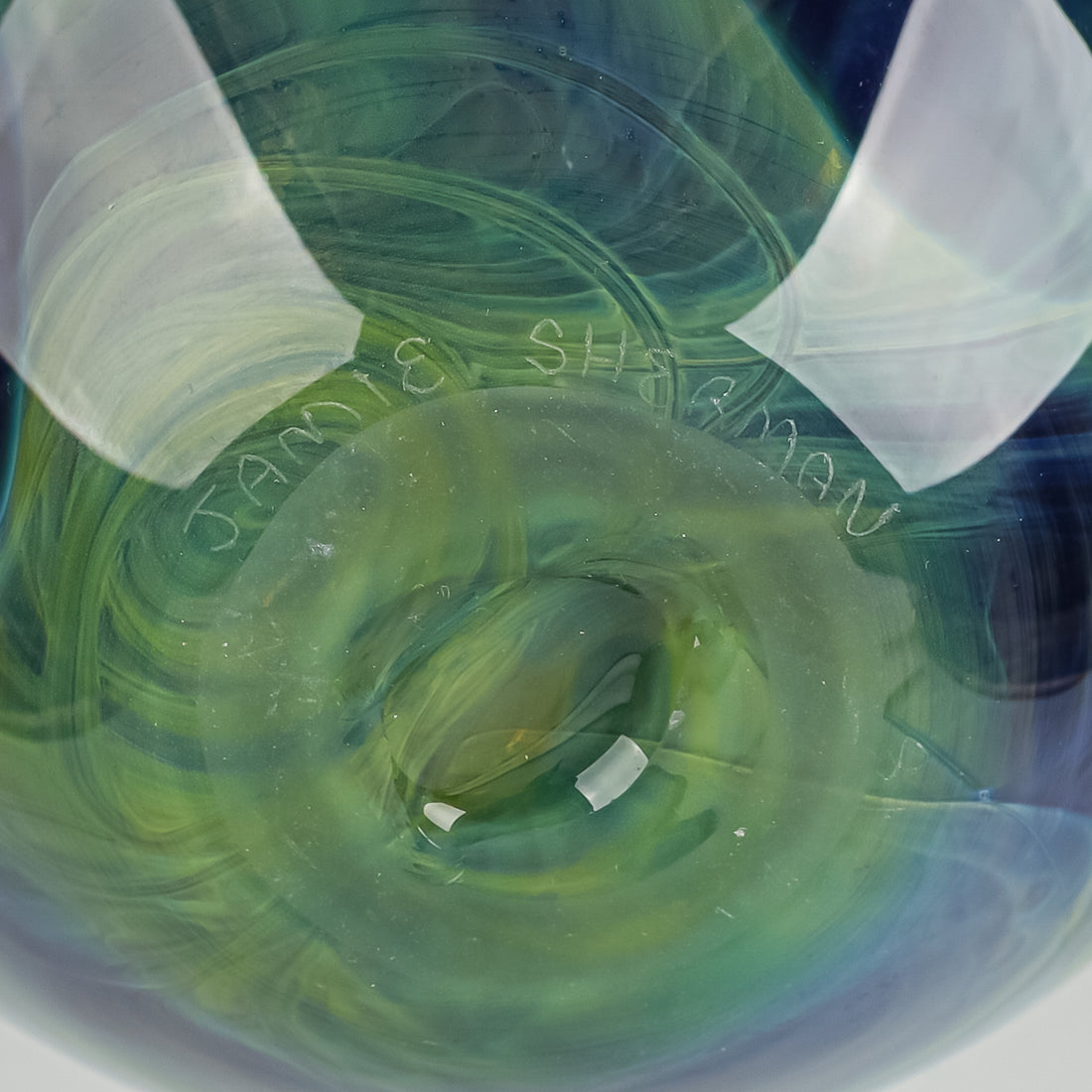 JAMIE SHERMAN Art Glass Vase