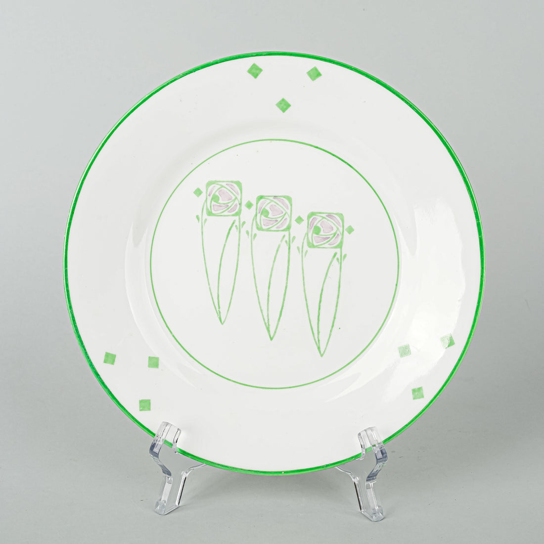 FOLEY ART CHINA Peacock Pottery Pattern No 5 Plates  Set of 9