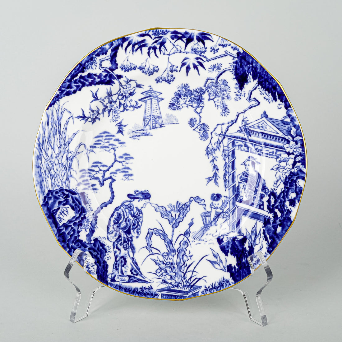 ROYAL CROWN DERBY Mikado Dessert Set 38 Pieces