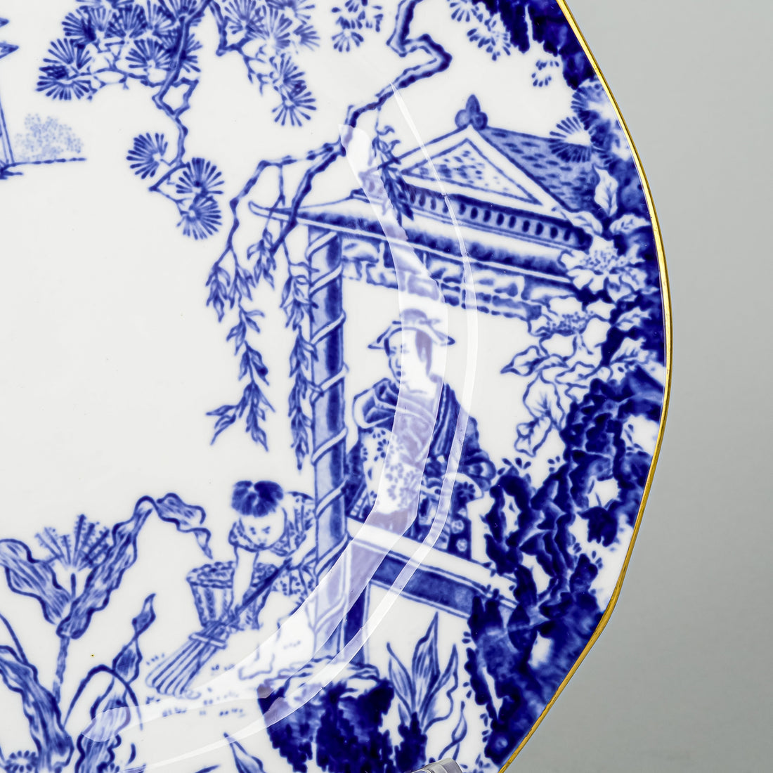 ROYAL CROWN DERBY Mikado Dessert Set 38 Pieces