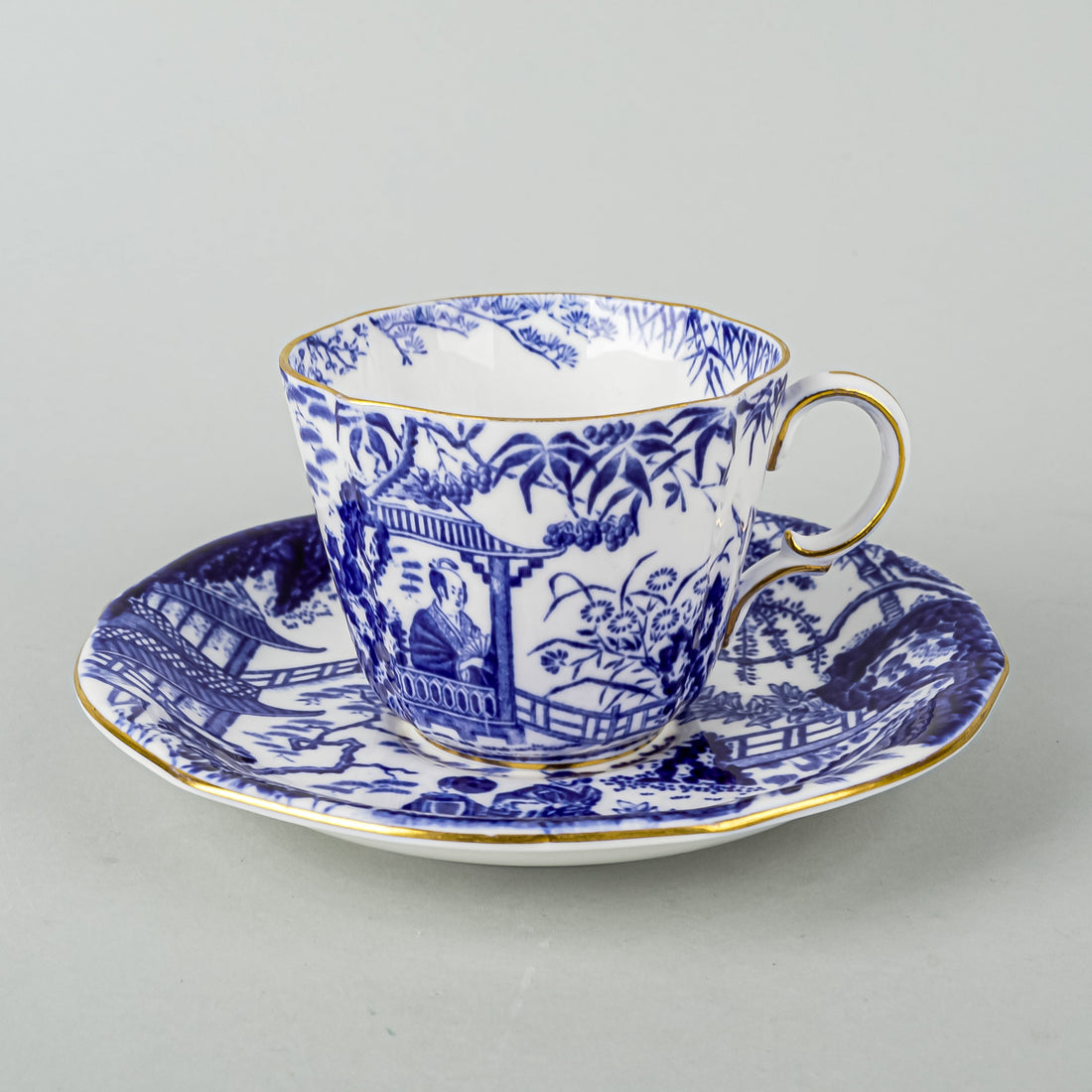 ROYAL CROWN DERBY Mikado Dessert Set 38 Pieces