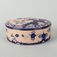 RICHARD GINORI Oriente Italiano Round Covered Trinket Box
