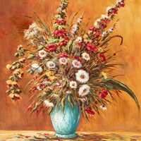G. Reichel Still Life With Flowers Oil on canvas