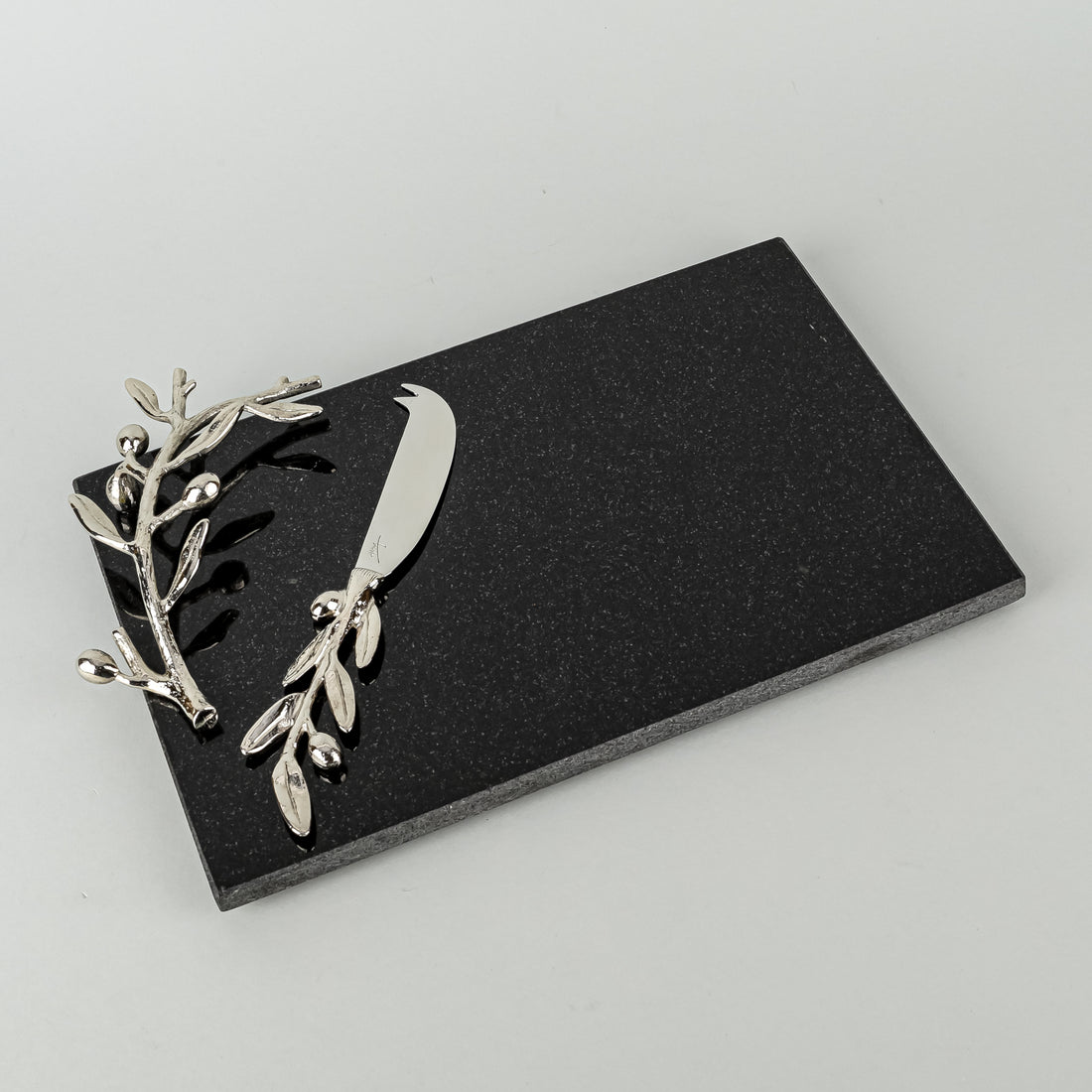 MICHAEL ARAM Olive Branch Marble Cheese Board And Knife