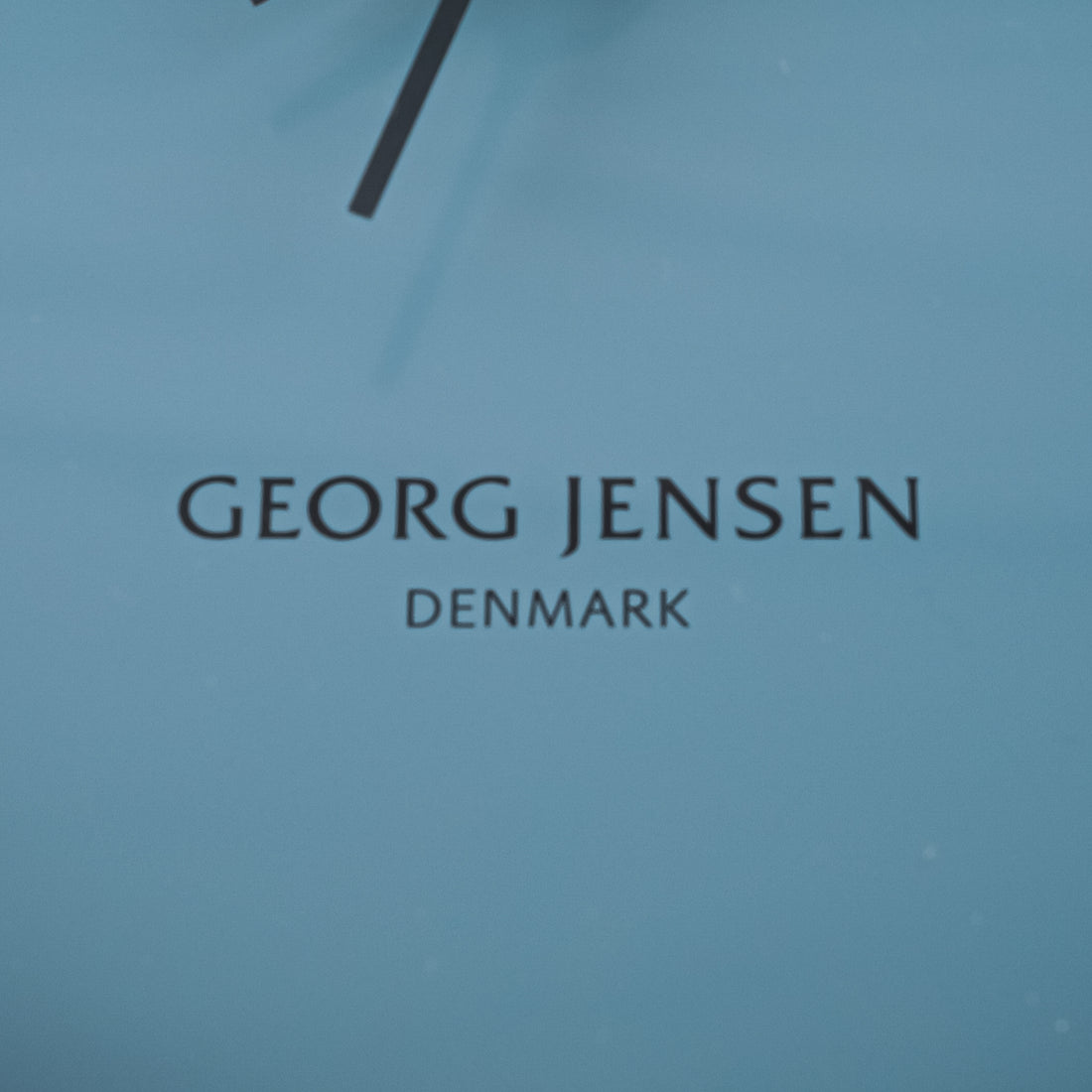 GEORG JENSEN Henning Koppel Wall Clock Blue