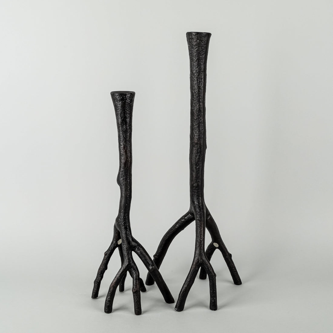 MICHAEL ARAM Enchanted Forest Black Candlesticks Set Of 2