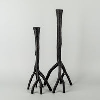 MICHAEL ARAM Enchanted Forest Black Candlesticks Set Of 2