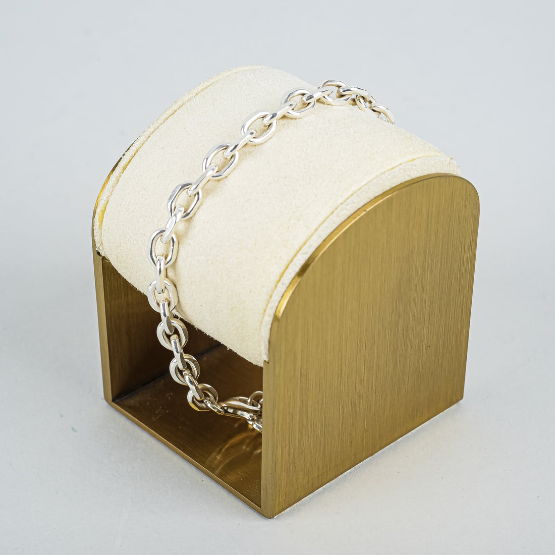 DANIELLA DRAPPER Sterling Silver Belcher Chain Bracelet