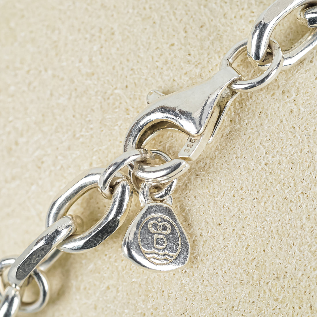 DANIELLA DRAPPER Sterling Silver Belcher Chain Bracelet