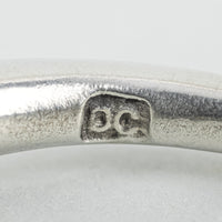 DIANA CARMICHAEL Pewter Dark Pink Cubic Zirconia Cuff Bracelet
