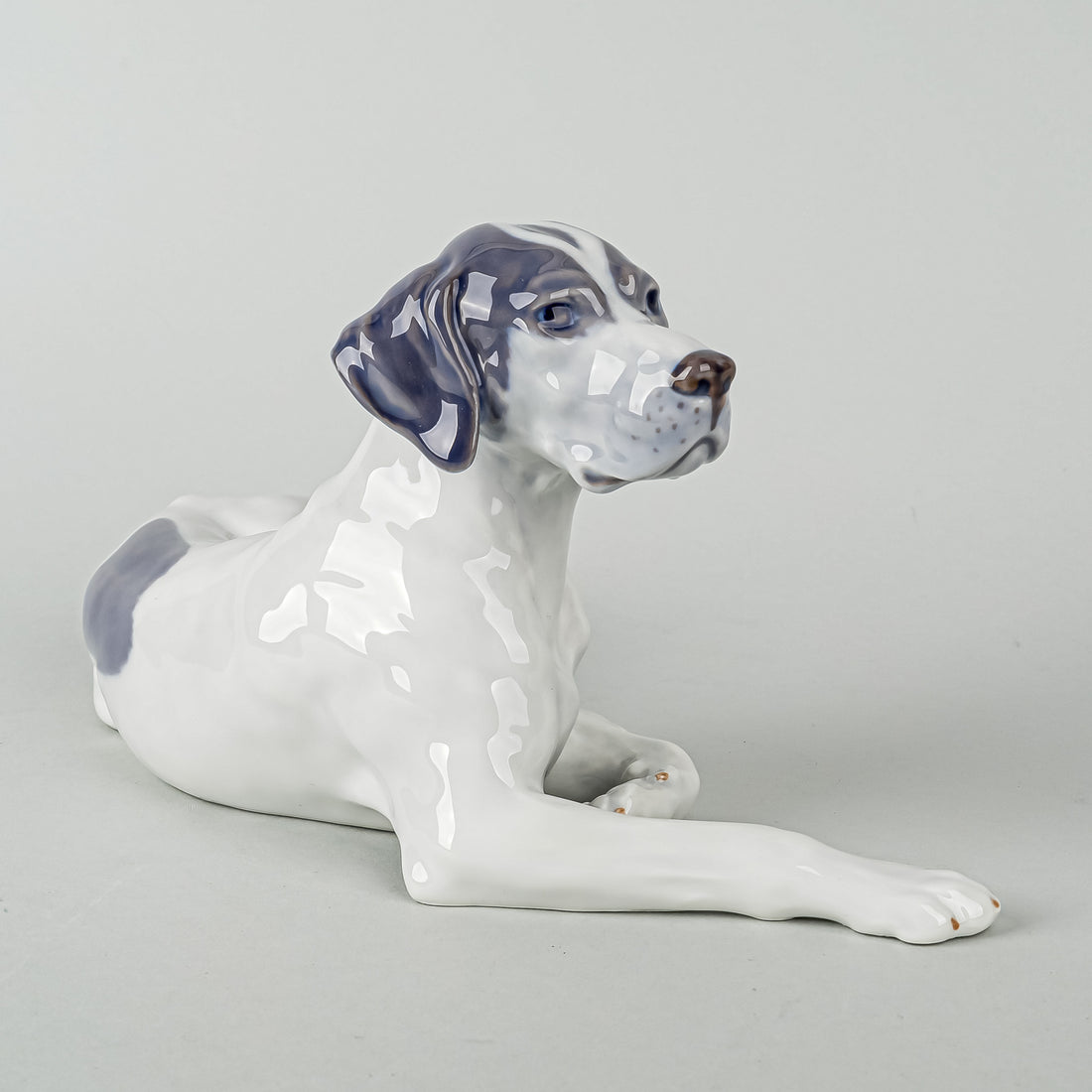 ROYAL COPENHAGEN Figurine Pointer Dop Lying Down Relaxed 1635
