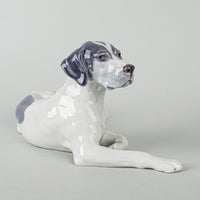 ROYAL COPENHAGEN Figurine Pointer Dop Lying Down Relaxed 1635