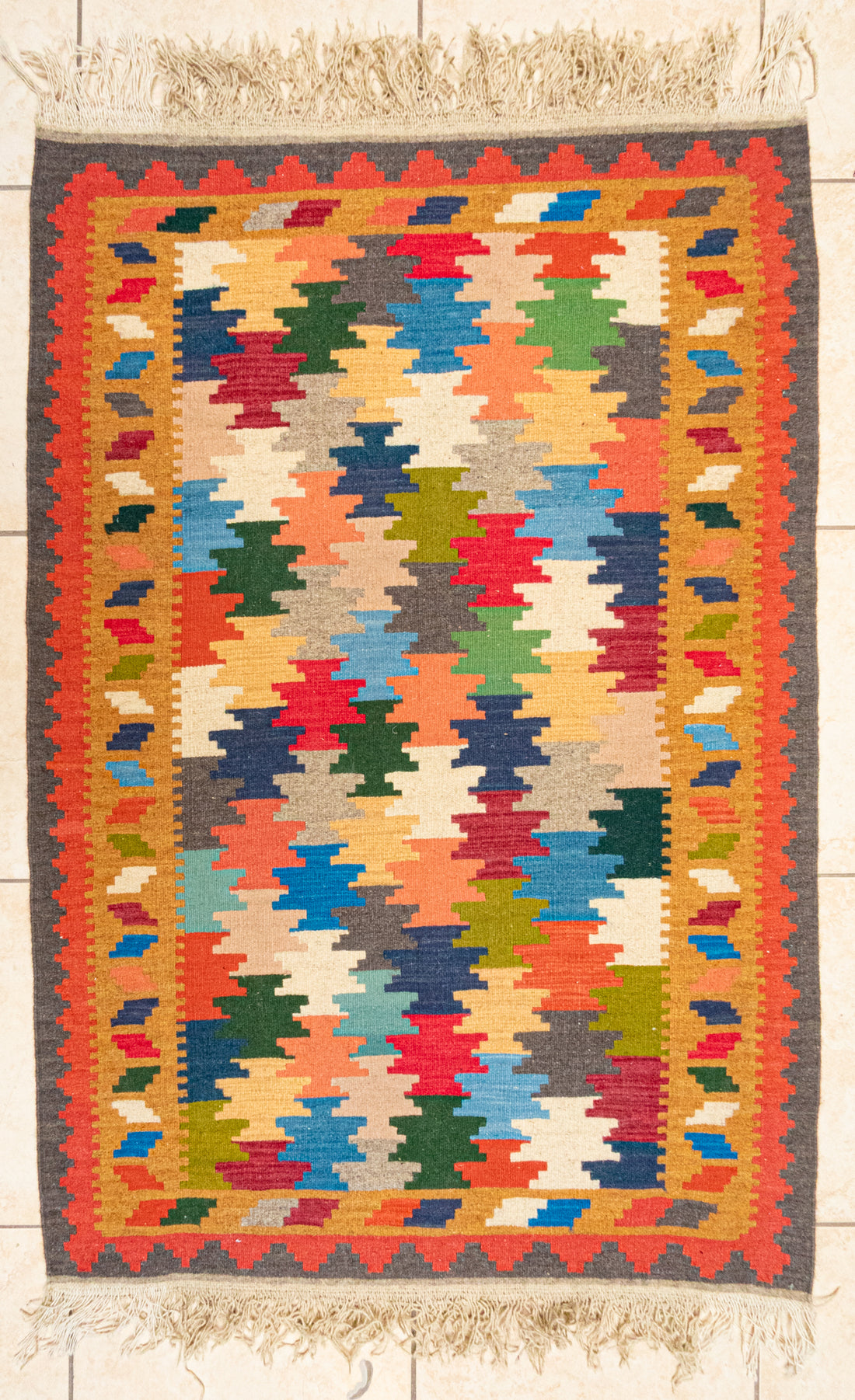 Wool Flatweave Kilim Rug