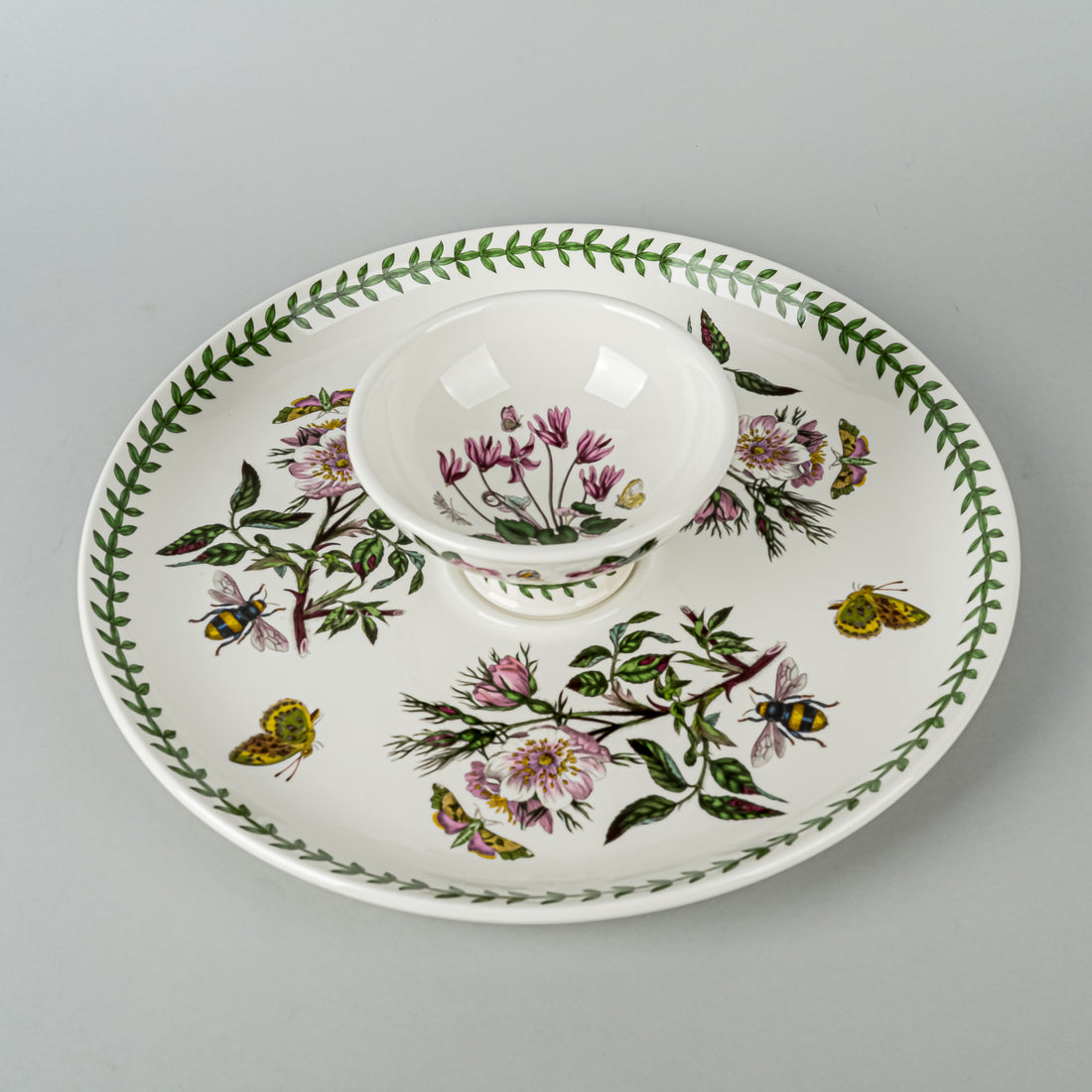 PORTMEIRION Botanic Garden Chip & Dip Set 2pcs
