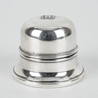 BIRKS Regency Silverplate "BB" Domed Ring Box