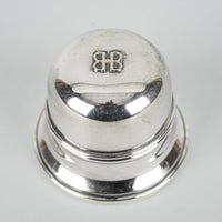 BIRKS Regency Silverplate "BB" Domed Ring Box