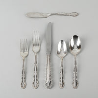 1881 ROGERS Flirtation Silver Plate Flatware 15 Place Settings Plus Extras