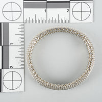 TIFFANY & CO Sterling Silver Weave Somerset 15mm Bracelet