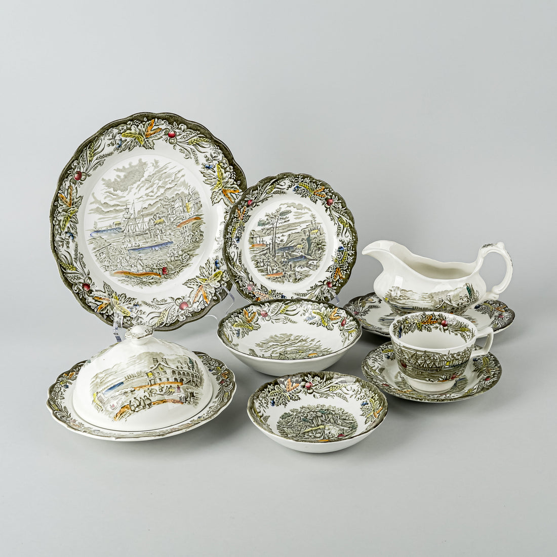 RIDGWAY Heritage Bartletts Canada 62 Pieces