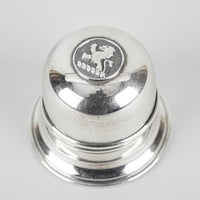 BIRKS Regency Silverplate "Lion" Domed Ring Box