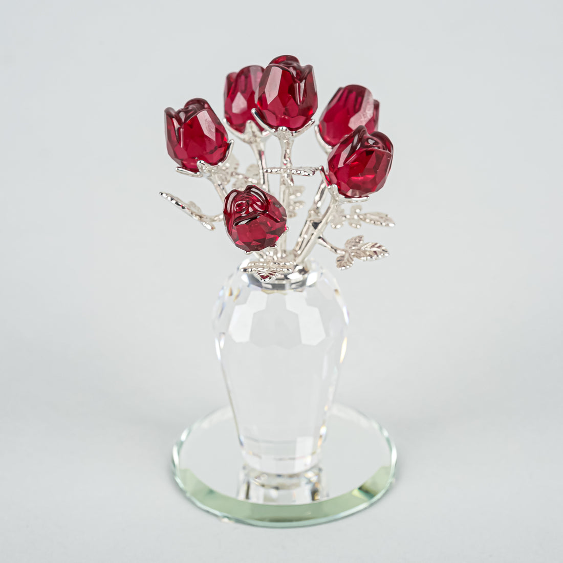 SWAROVSKI Crystal Memories Roses Red/Rhodium 627098