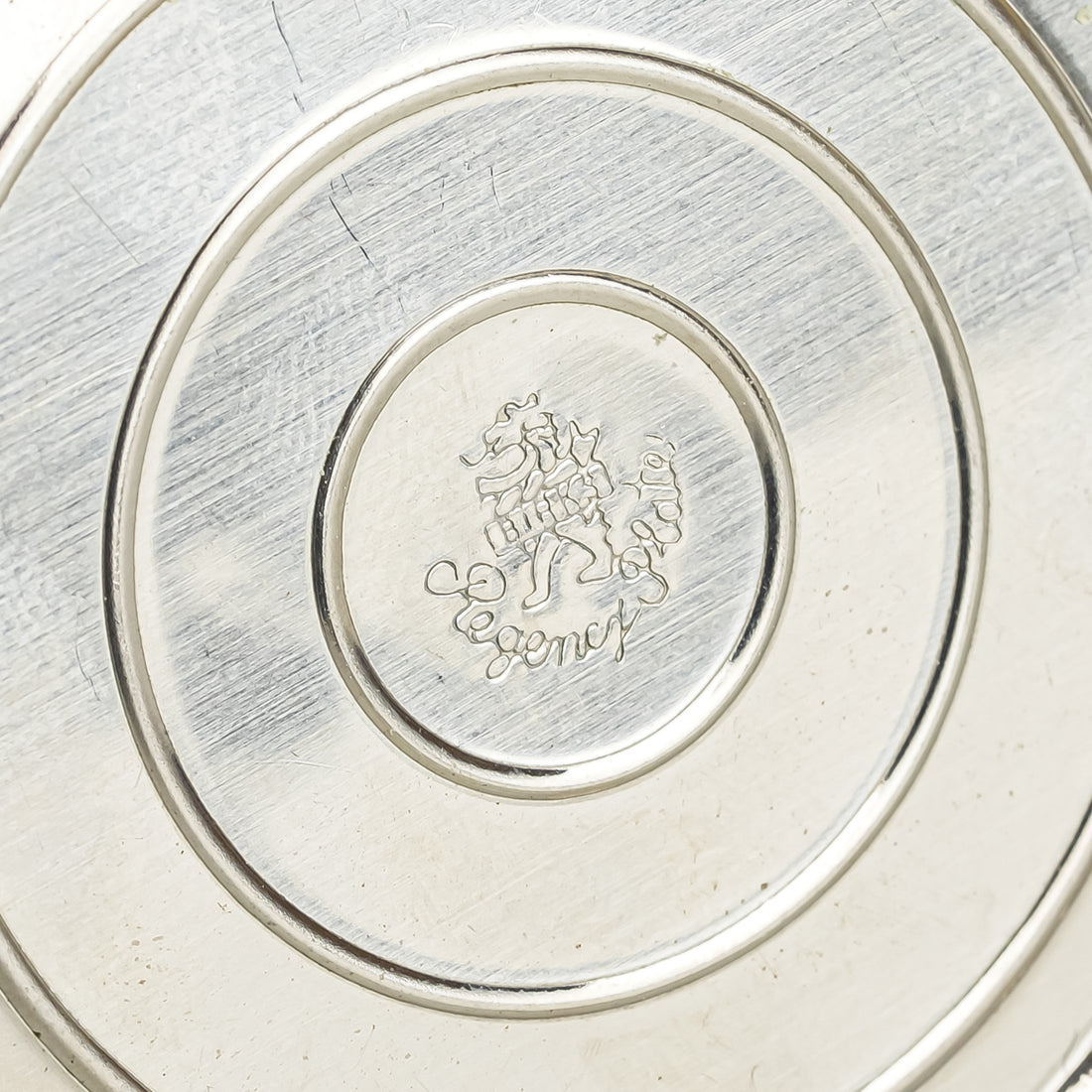 BIRKS Regency Silverplate "Lion" Domed Ring Box