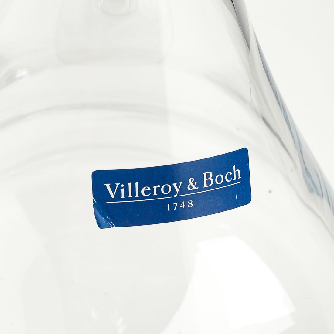 VILLEROY AND BOCH Vinobile Signum Crystal Footed Decanter And Stopper