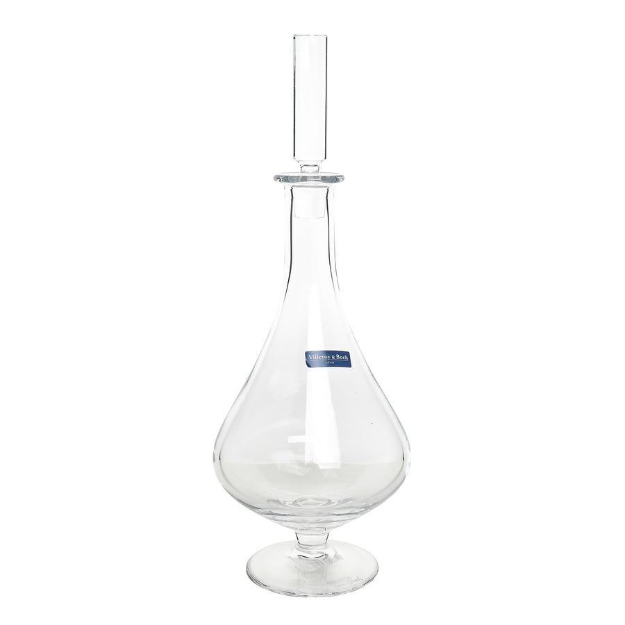 VILLEROY AND BOCH Vinobile Signum Crystal Footed Decanter And Stopper