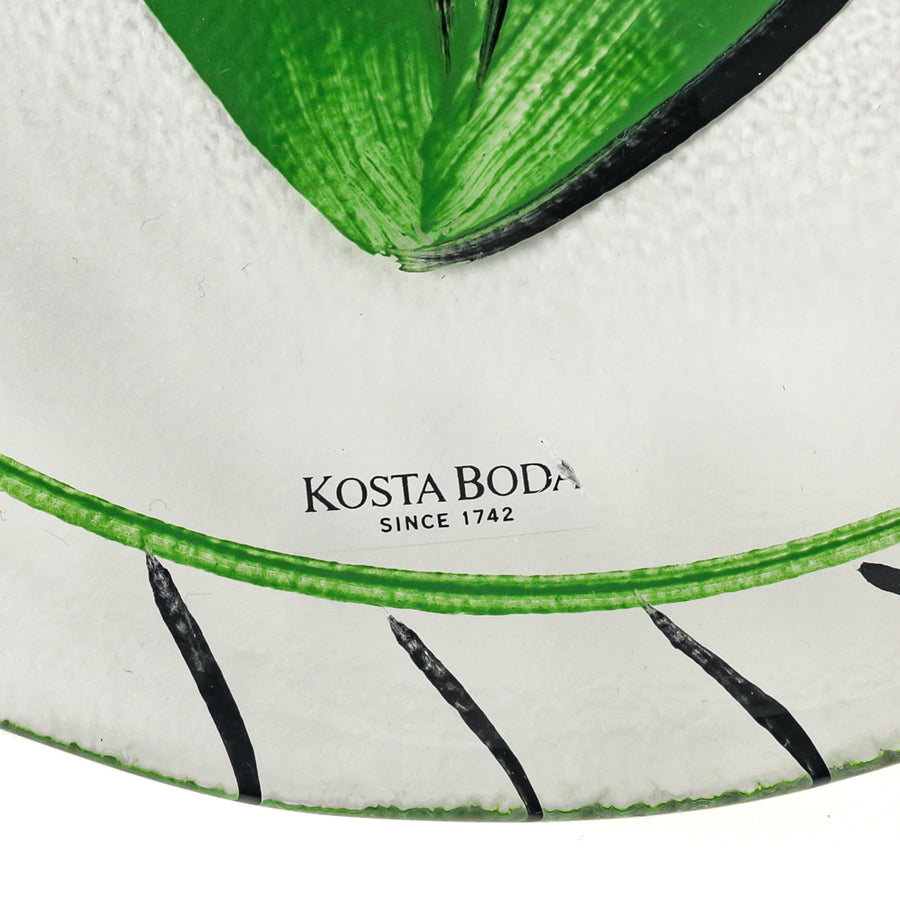 KOSTA BODA Ulrica Hydman-Vallien TULIPA Dessert Set 7 Pieces