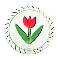 KOSTA BODA Ulrica Hydman-Vallien TULIPA Dessert Set 7 Pieces