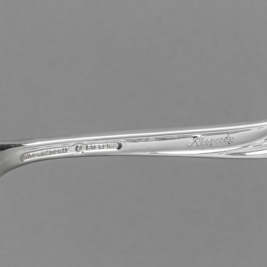 INTERNATIONAL SILVER Rhapsody Sterling Flatware 8 Place Settings Plus Extras