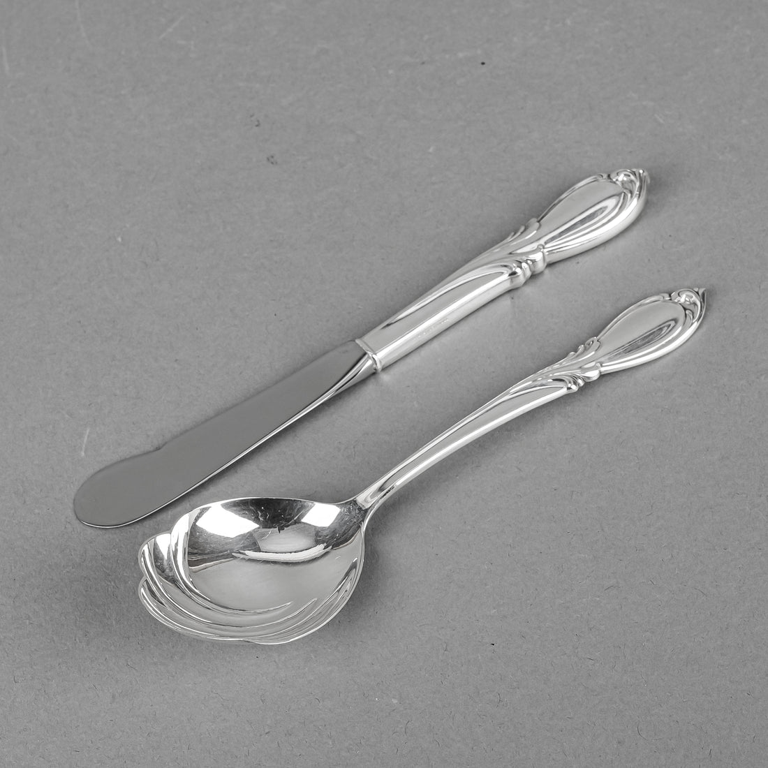 INTERNATIONAL SILVER Rhapsody Sterling Flatware 8 Place Settings Plus Extras