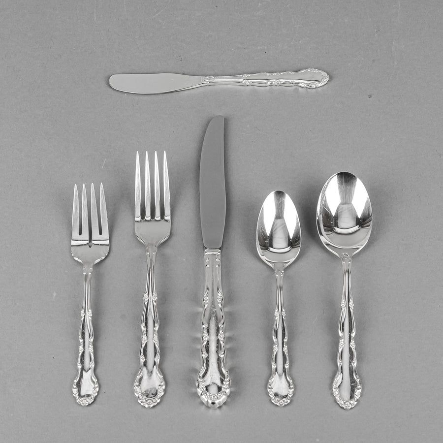 1881 ROGERS Flirtation SP Flatware 12 PS Plus Extras