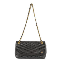BALLY Black Quilted Leather Shoulder Bag