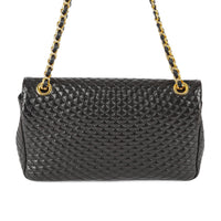 BALLY Black Quilted Leather Shoulder Bag