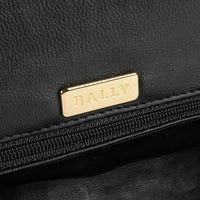 BALLY Black Quilted Leather Shoulder Bag