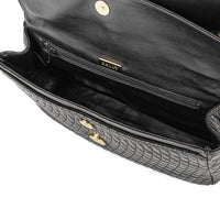 BALLY Black Quilted Leather Shoulder Bag