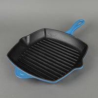LE CREUSET Enamel Cast Iron Grill Skillet