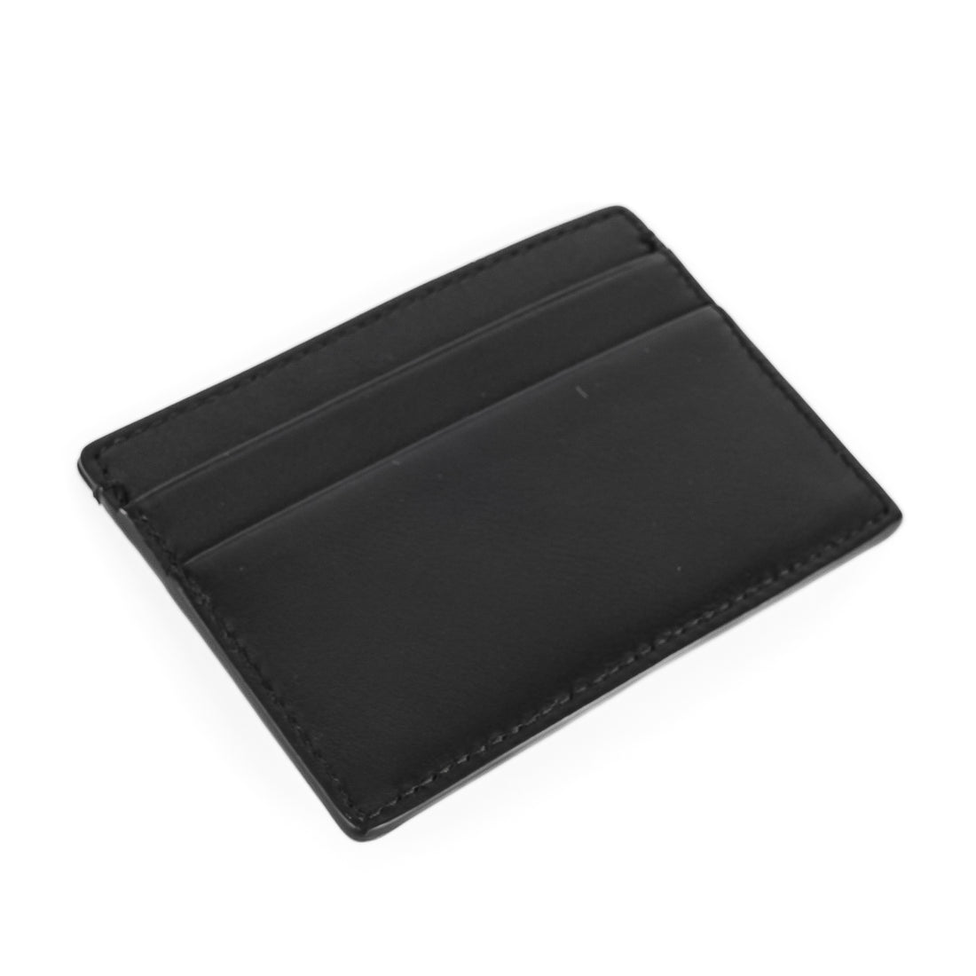 VERSACE La Medusa Cardholder - Black Leather