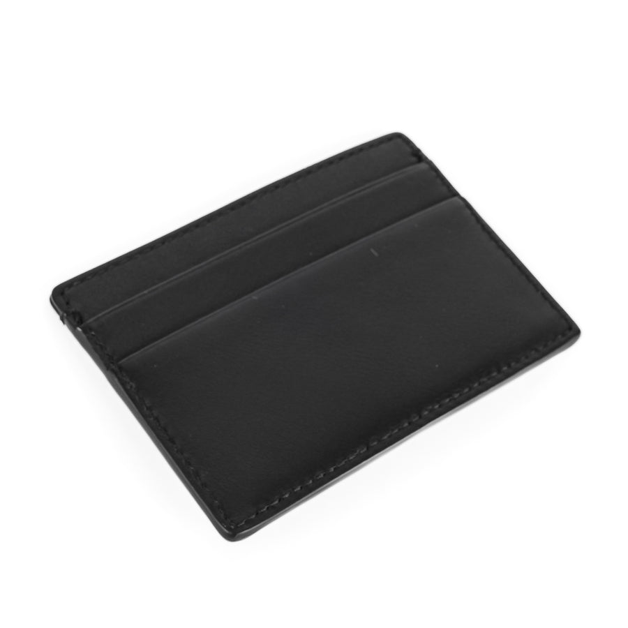 VERSACE La Medusa Cardholder - Black Leather