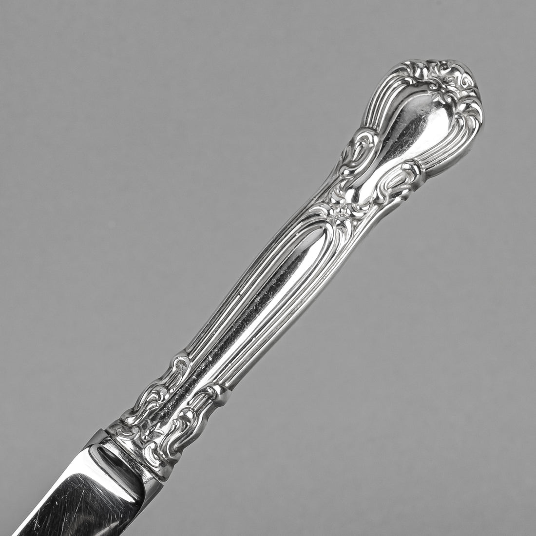 BIRKS Chantilly Sterling Handle Stainless Steel Butter Knives Set of 4