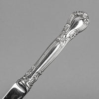 BIRKS Chantilly Sterling Handle Stainless Steel Butter Knives Set of 4