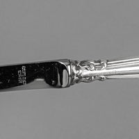 BIRKS Chantilly Sterling Handle Stainless Steel Butter Knives Set of 4