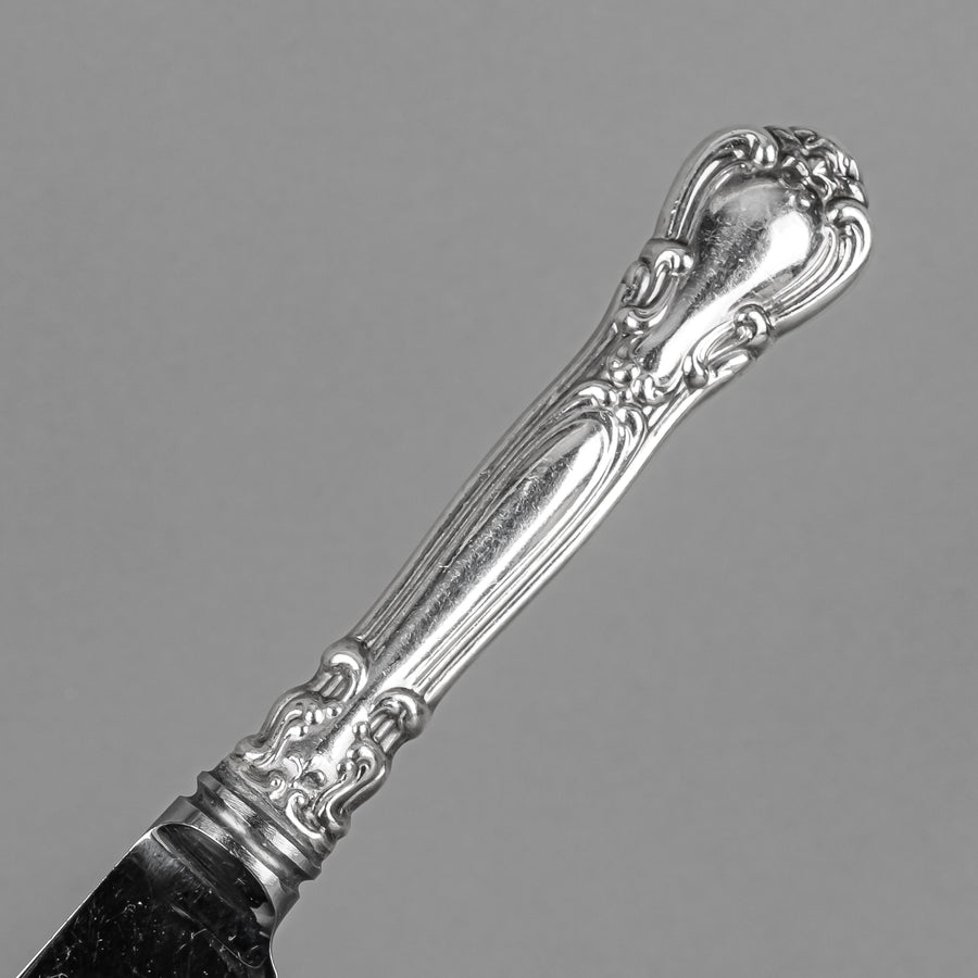 BIRKS Chantilly Sterling Handle Stainless Steel Luncheon Knives Set of 8