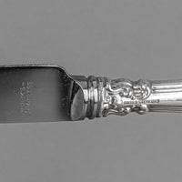 BIRKS Chantilly Sterling Handle Stainless Steel Luncheon Knives Set of 8