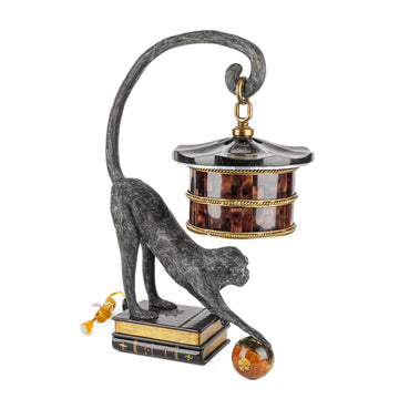 MAITLAND SMITH Monkey With Ball Lamp