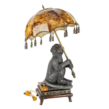 MAITLAND SMITH Parasol Monkey Lamp