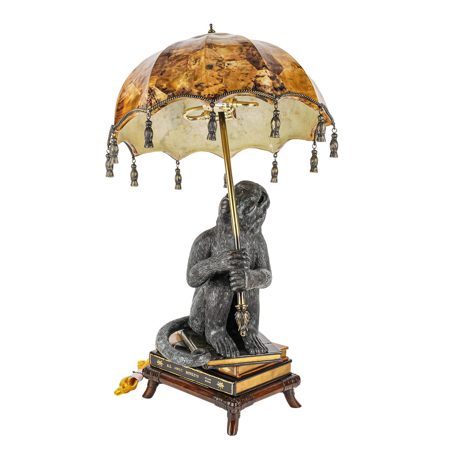 MAITLAND SMITH Parasol Monkey Lamp
