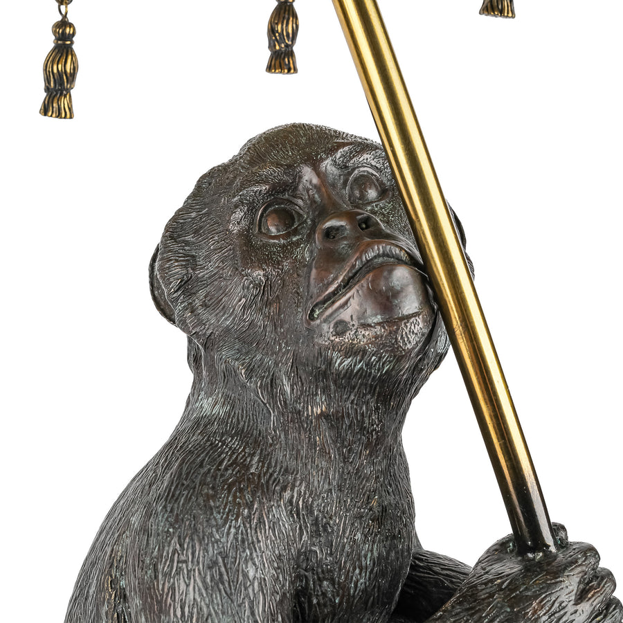 MAITLAND SMITH Parasol Monkey Lamp