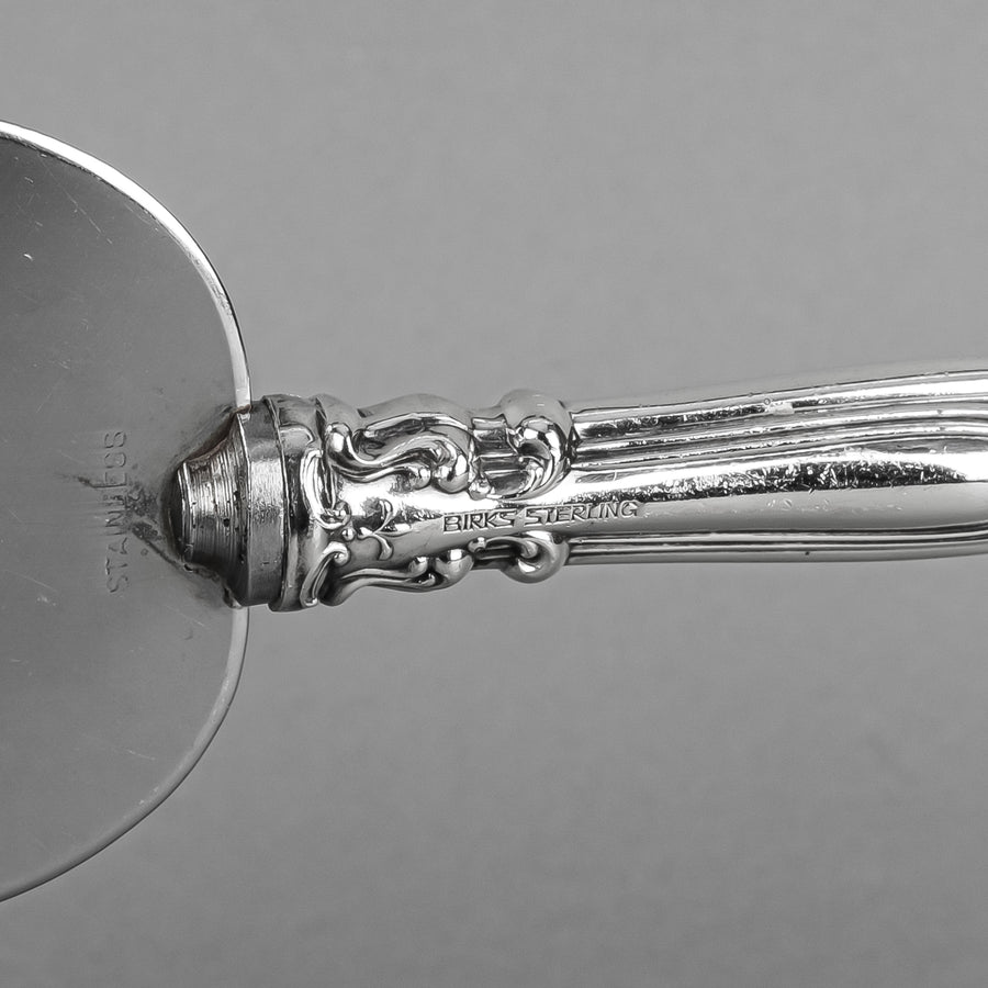 BIRKS Chantilly Sterling Handle And Stainless Steel Dessert Server